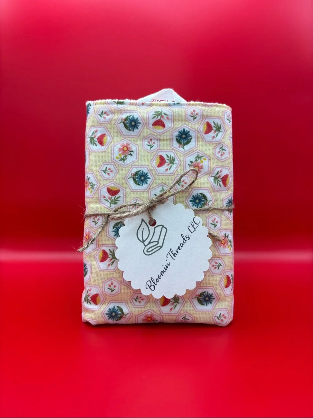 Kitchen Towel- Floral Hexagon